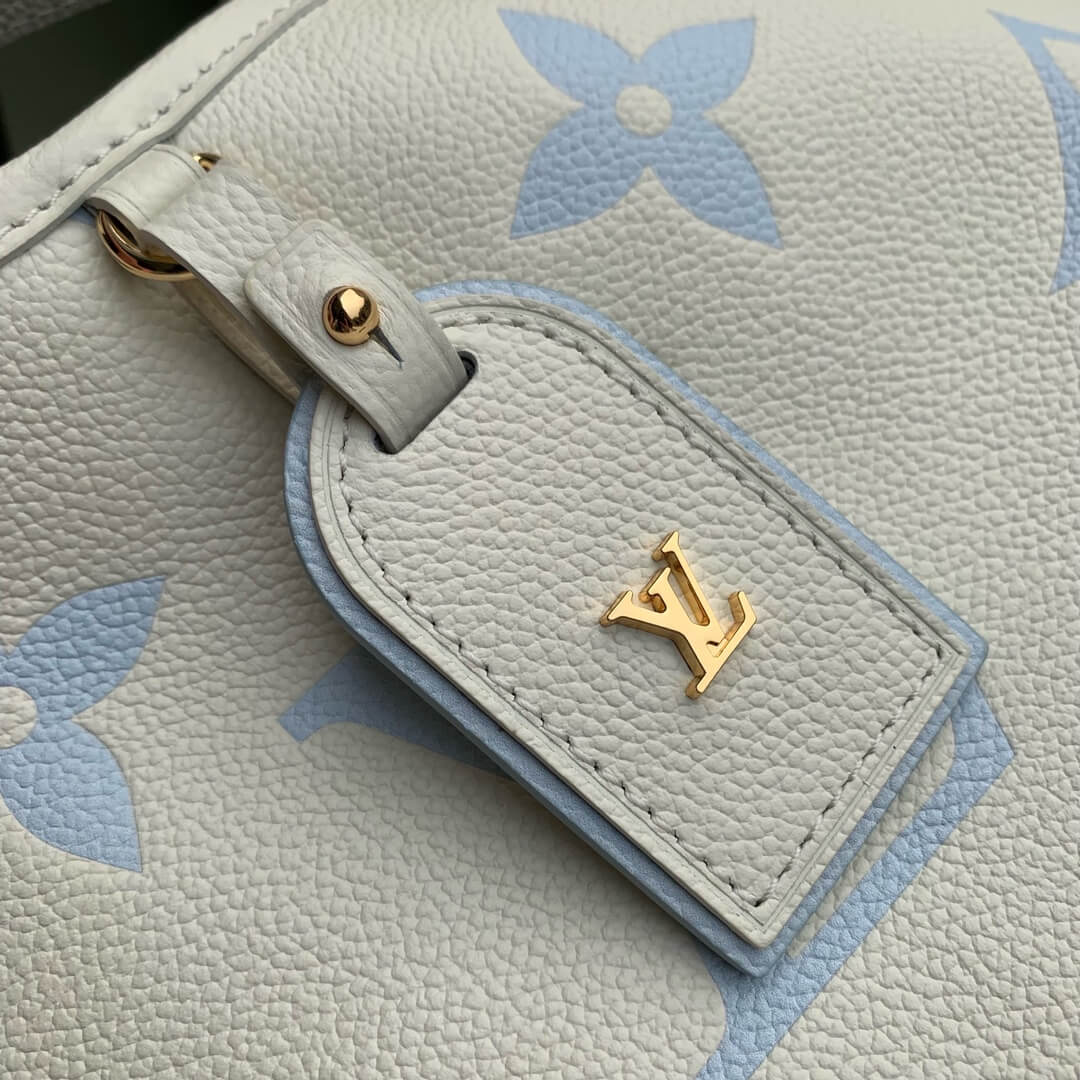 LV CarryAll PM  Shoulder bag white blue M46288