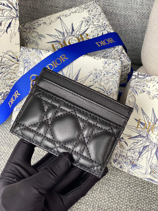 lady card holder lacquer leather dmz240617 black
