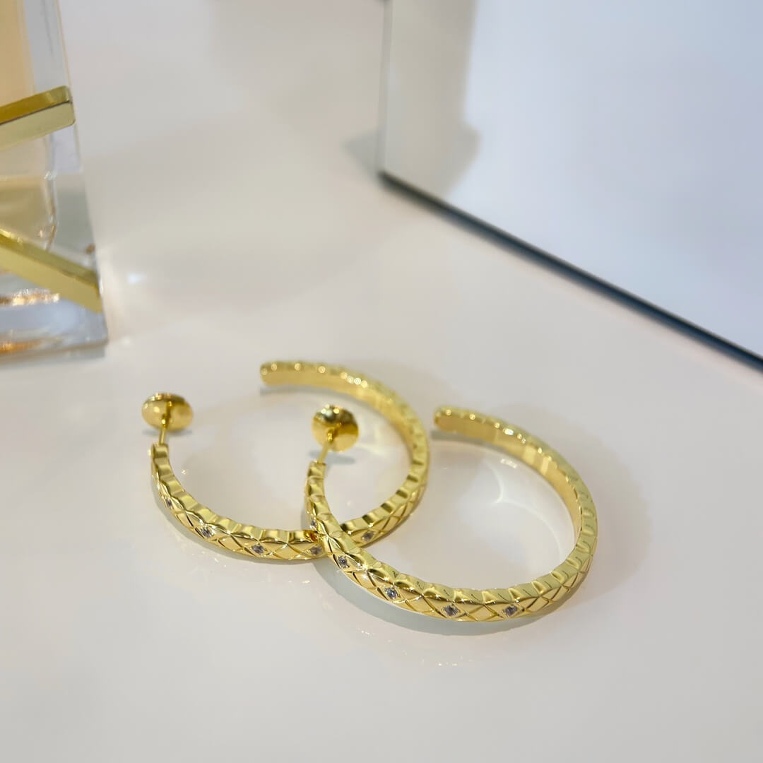 light luxury c shaped celebrity style big earring earrings eh13168a7