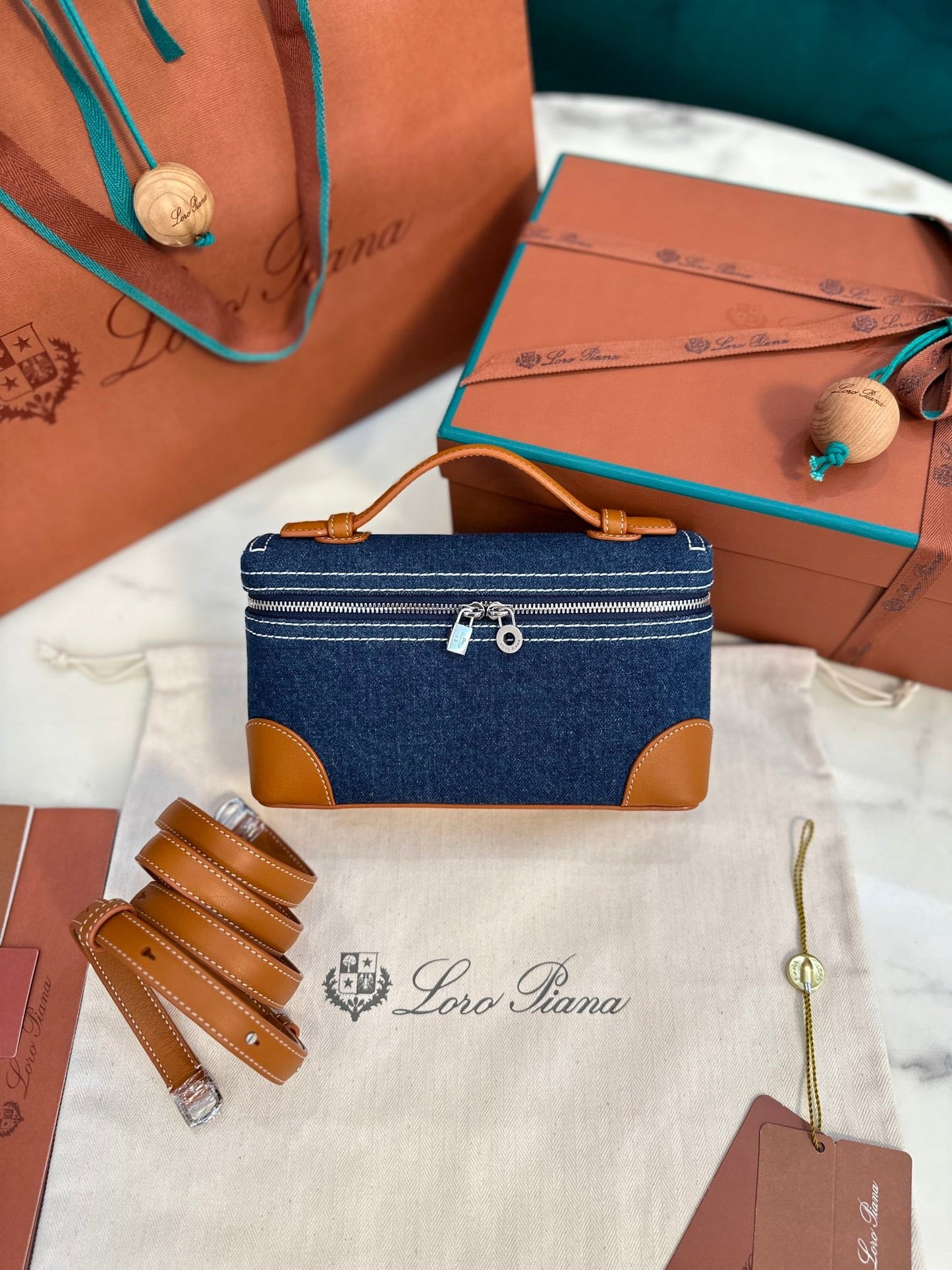 loro piana bamboo shoulder bag handbag lp022201 1