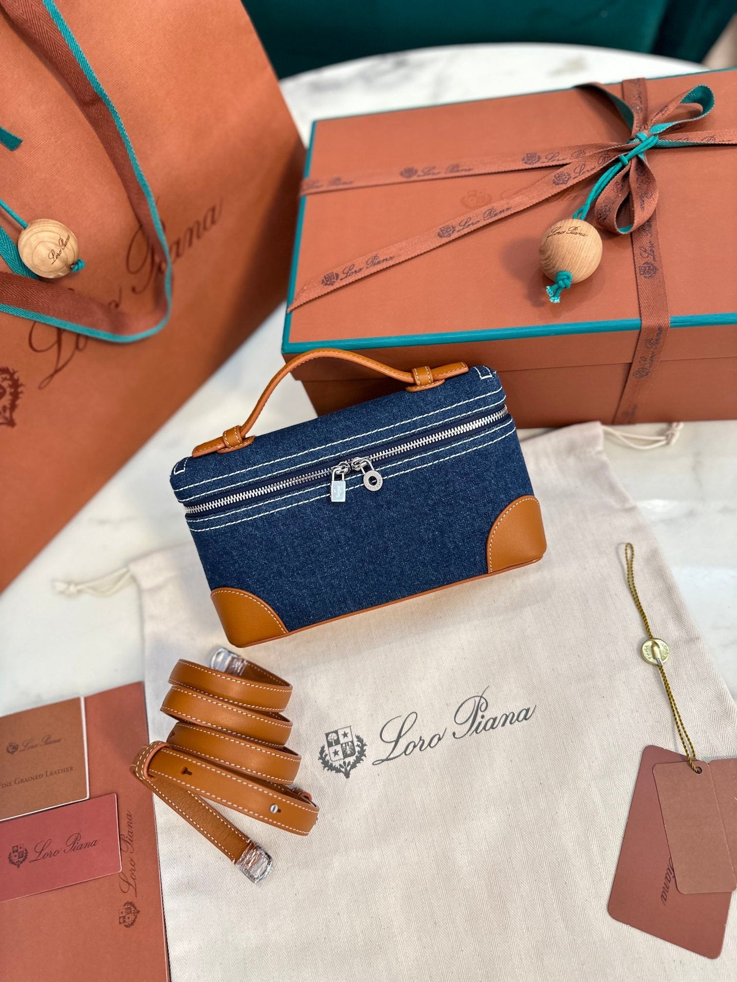 loro piana bamboo shoulder bag handbag lp022201 1