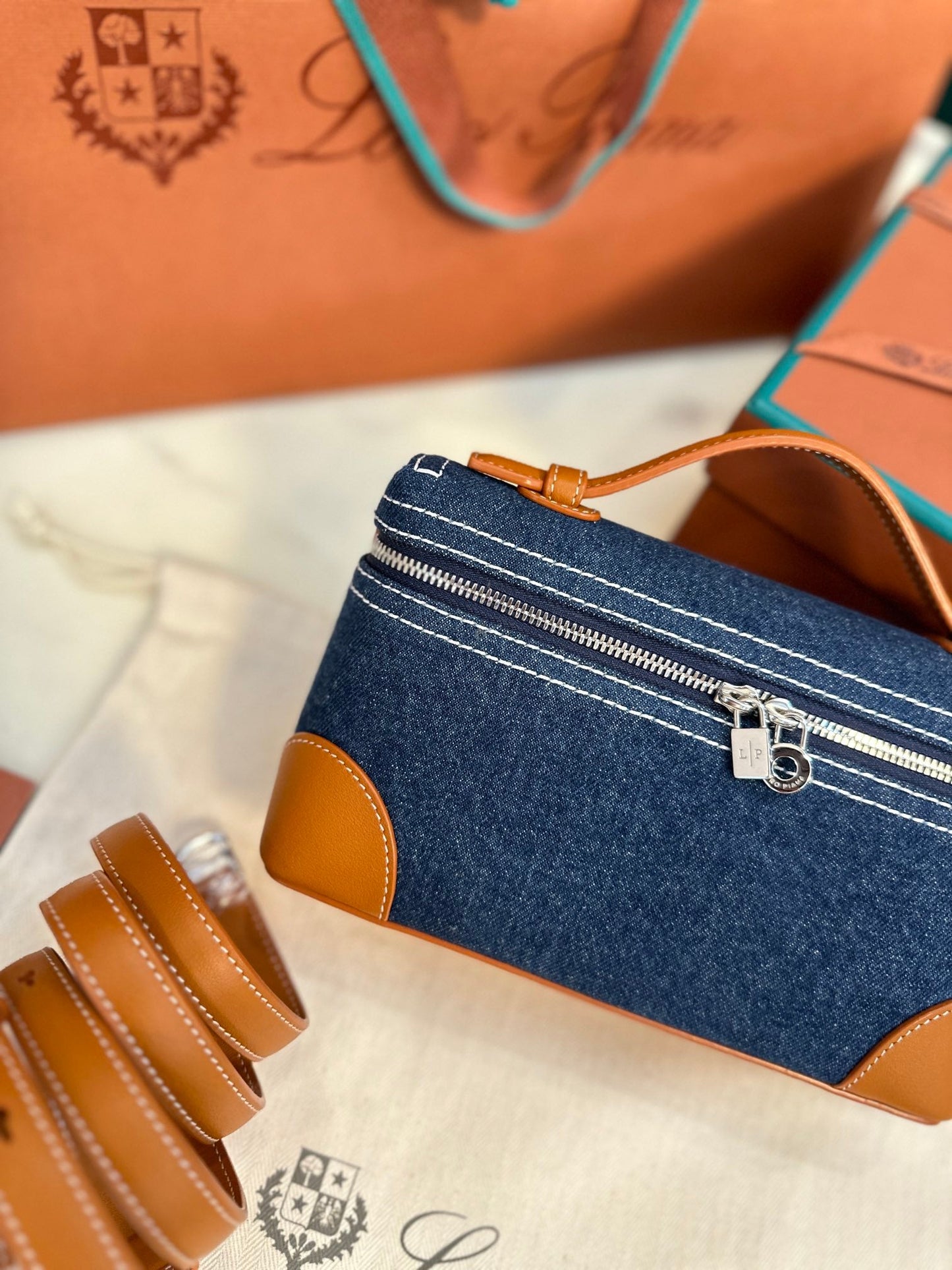 loro piana bamboo shoulder bag handbag lp022201 1