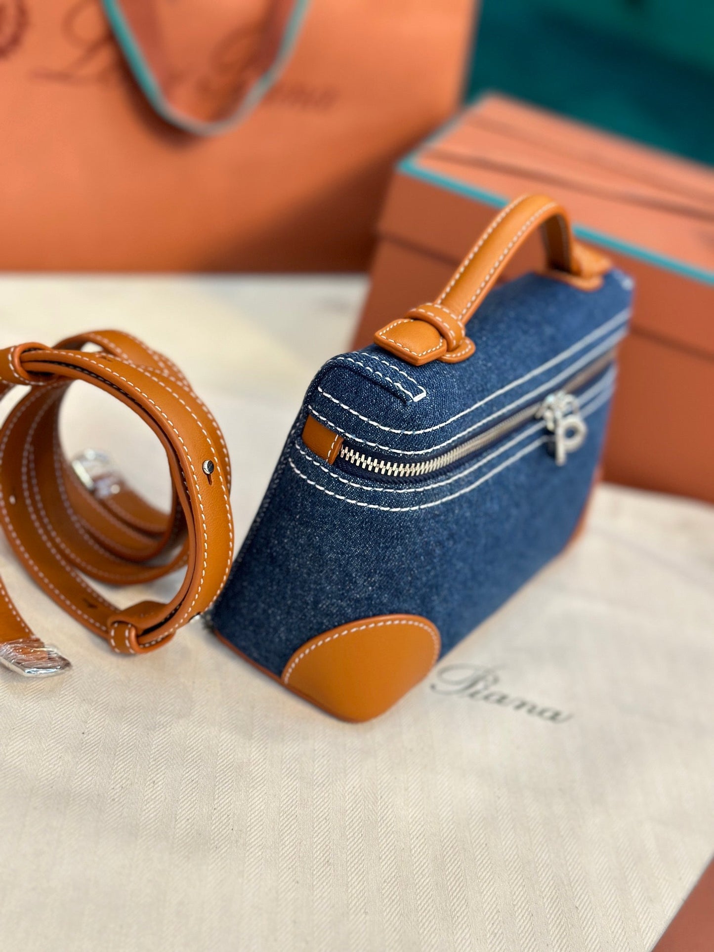 loro piana bamboo shoulder bag handbag lp022201 1