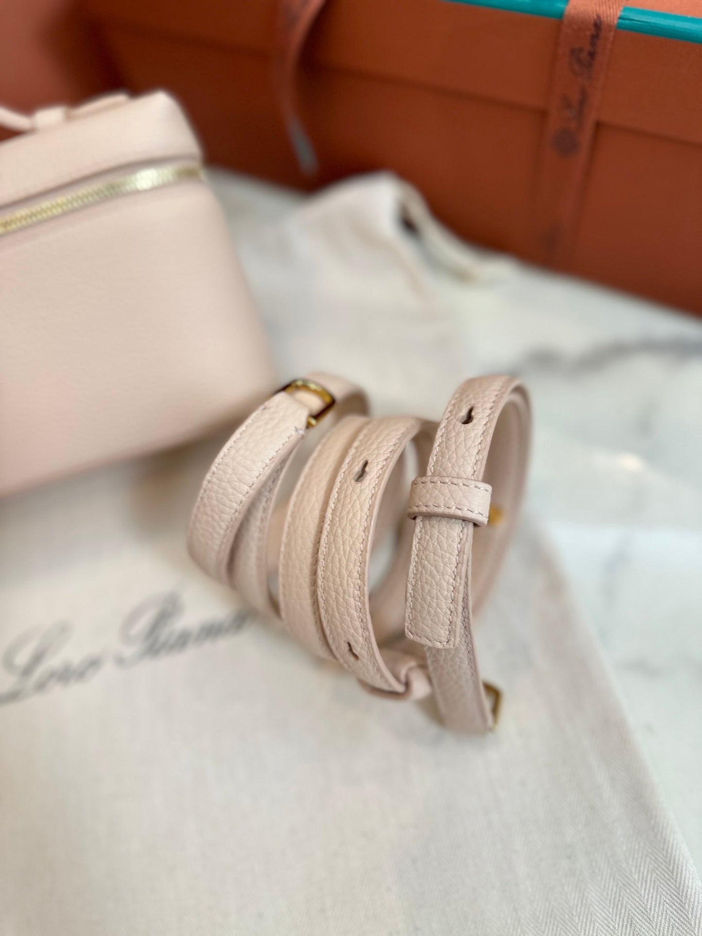 loro piana extra poket l19 cream pink