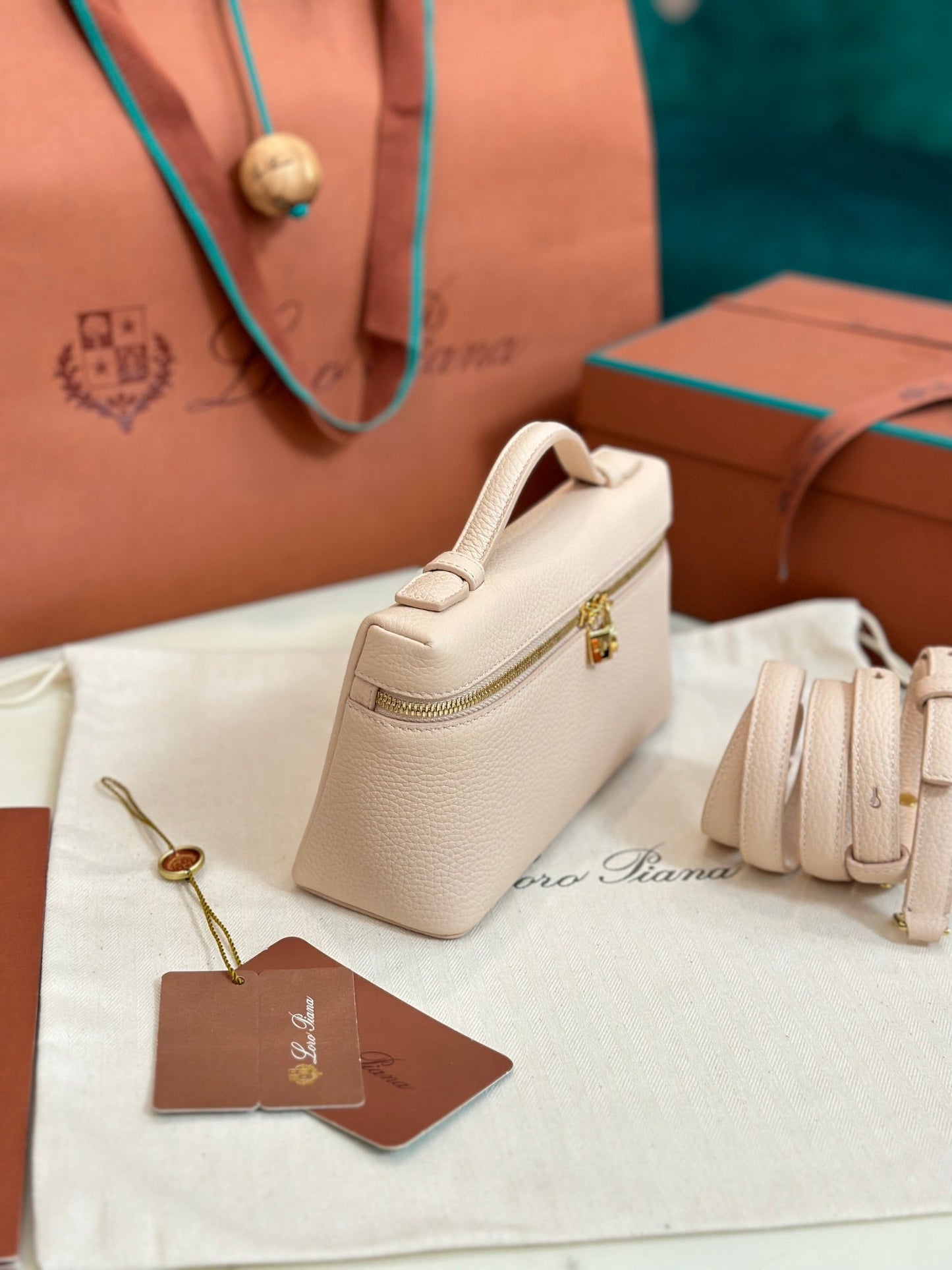 loro piana extra poket l19 cream pink