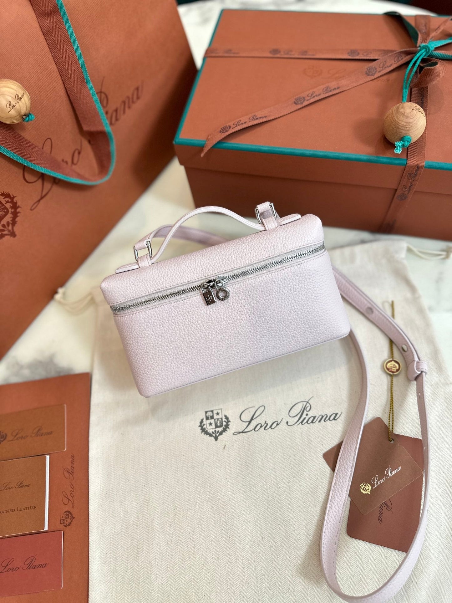 loro piana extra poket l19 light pink
