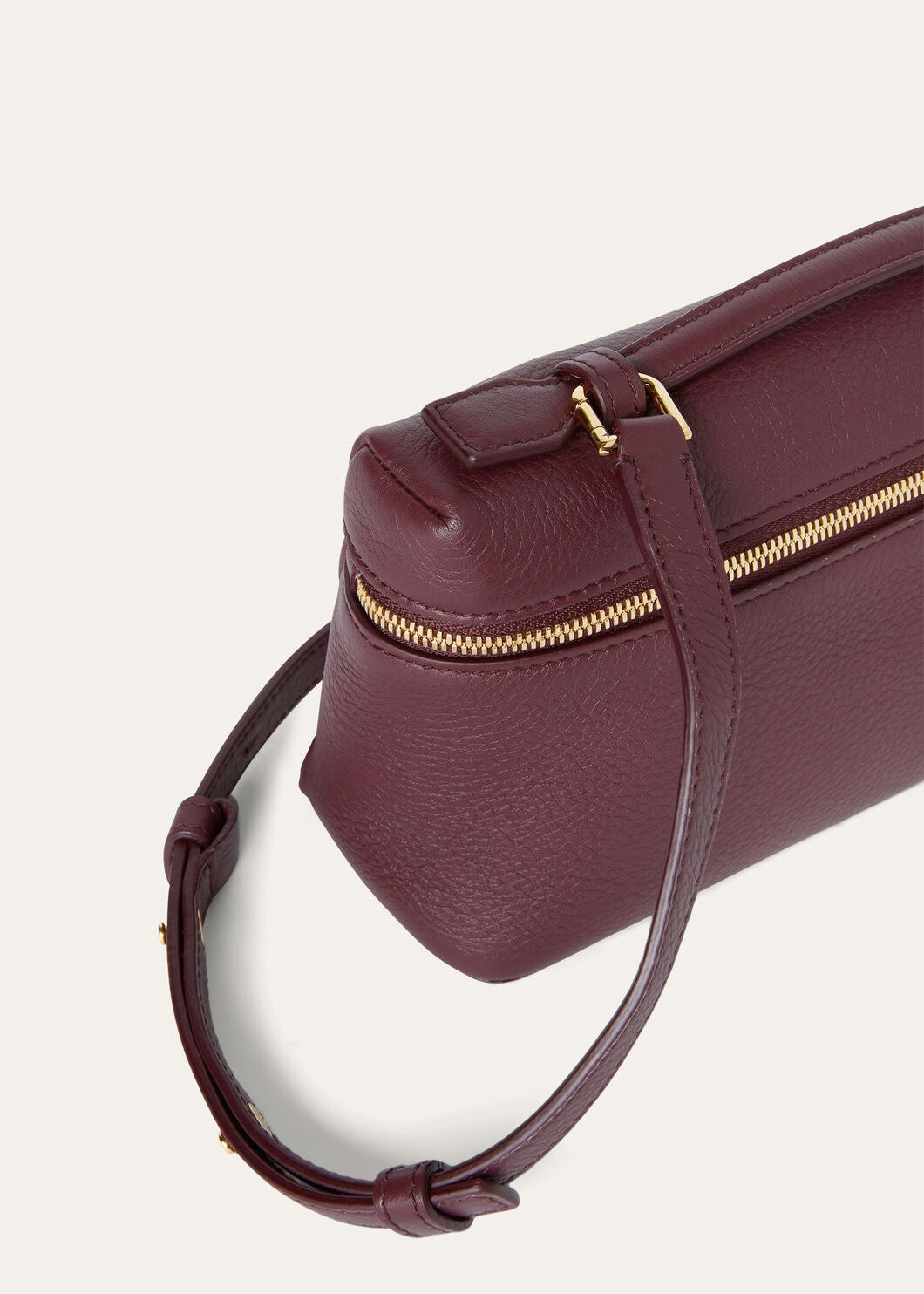 loro piana extra poket l19 wine red gold hardware