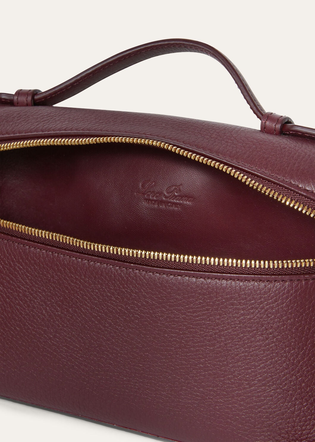 loro piana extra poket l19 wine red gold hardware