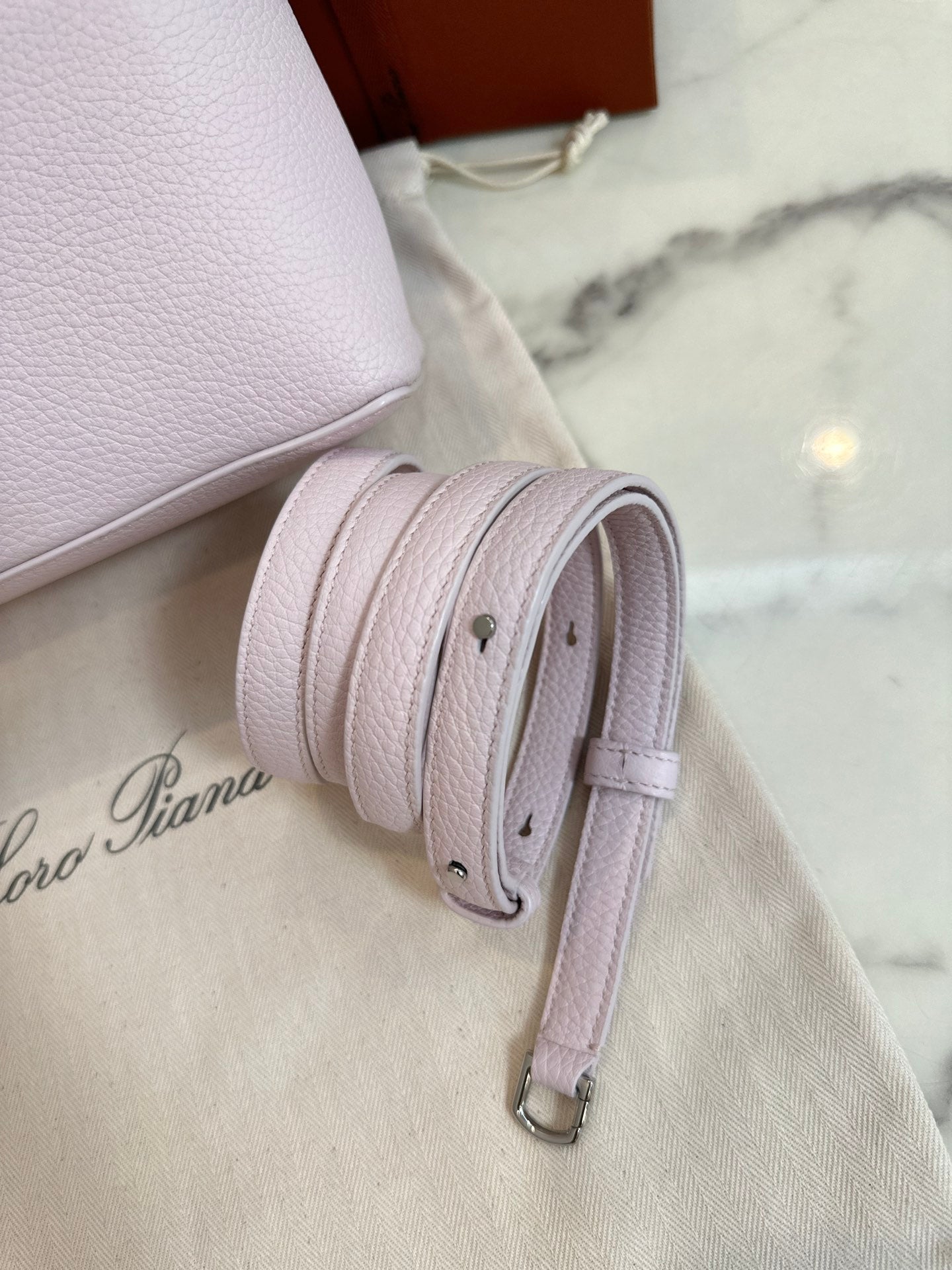 loro piana extra poket l27cm light pink