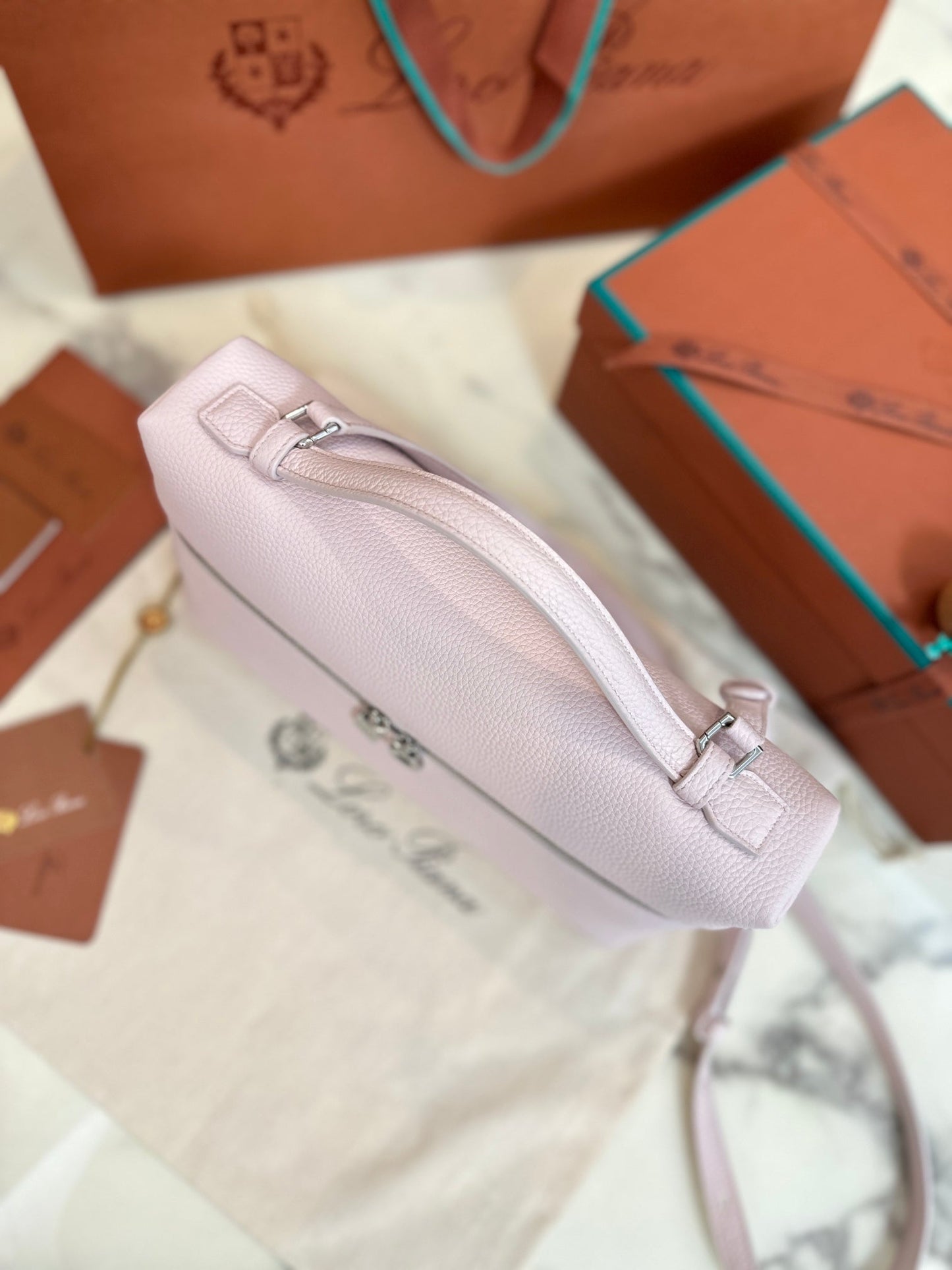 loro piana extra poket l27cm light pink