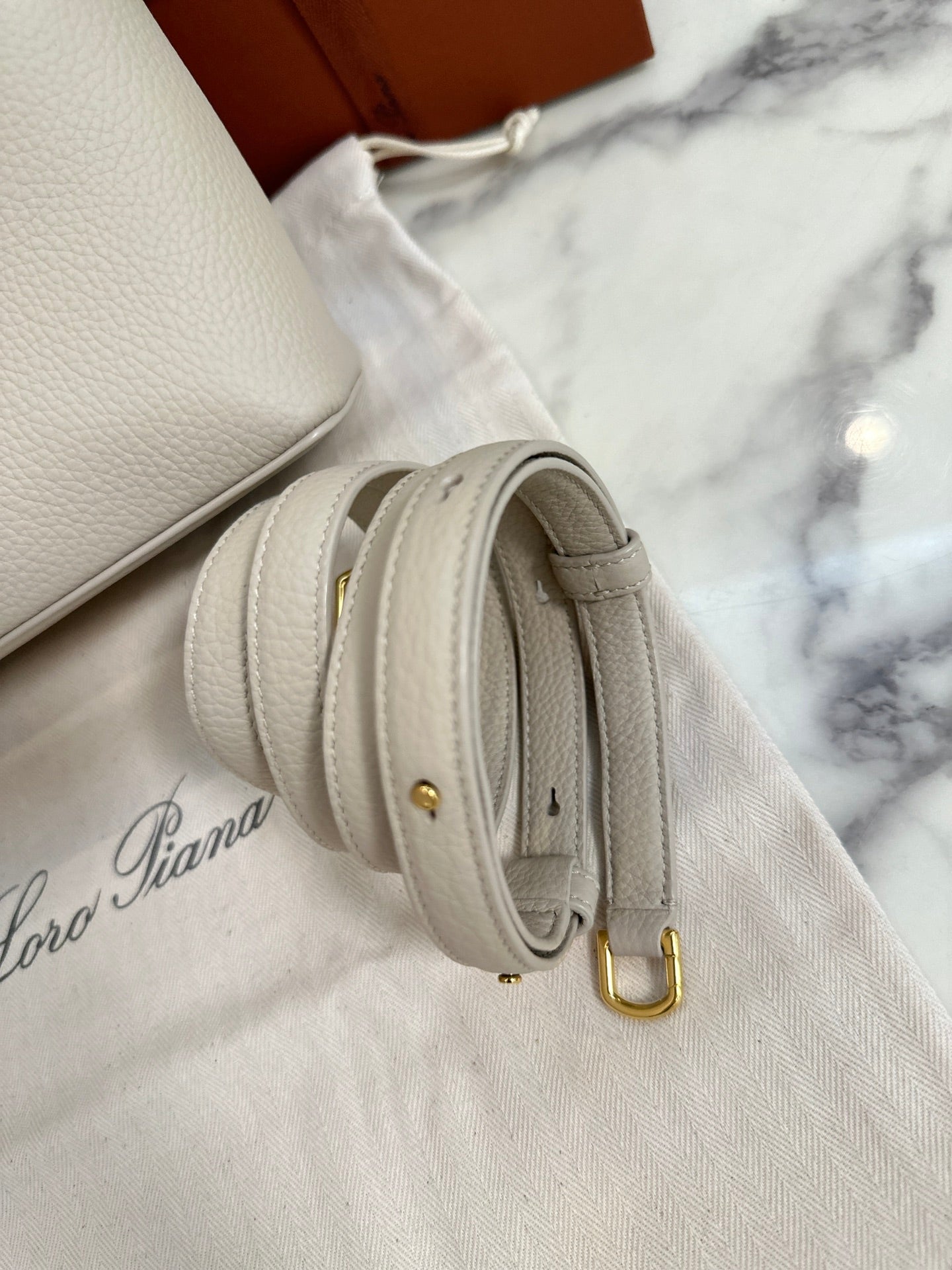 loro piana extra poket l27cm grey