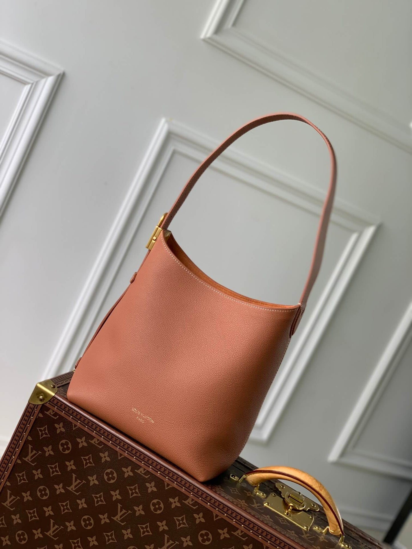 Louis Vuitton M25354 Low Key Hobo PM Brown Handbag