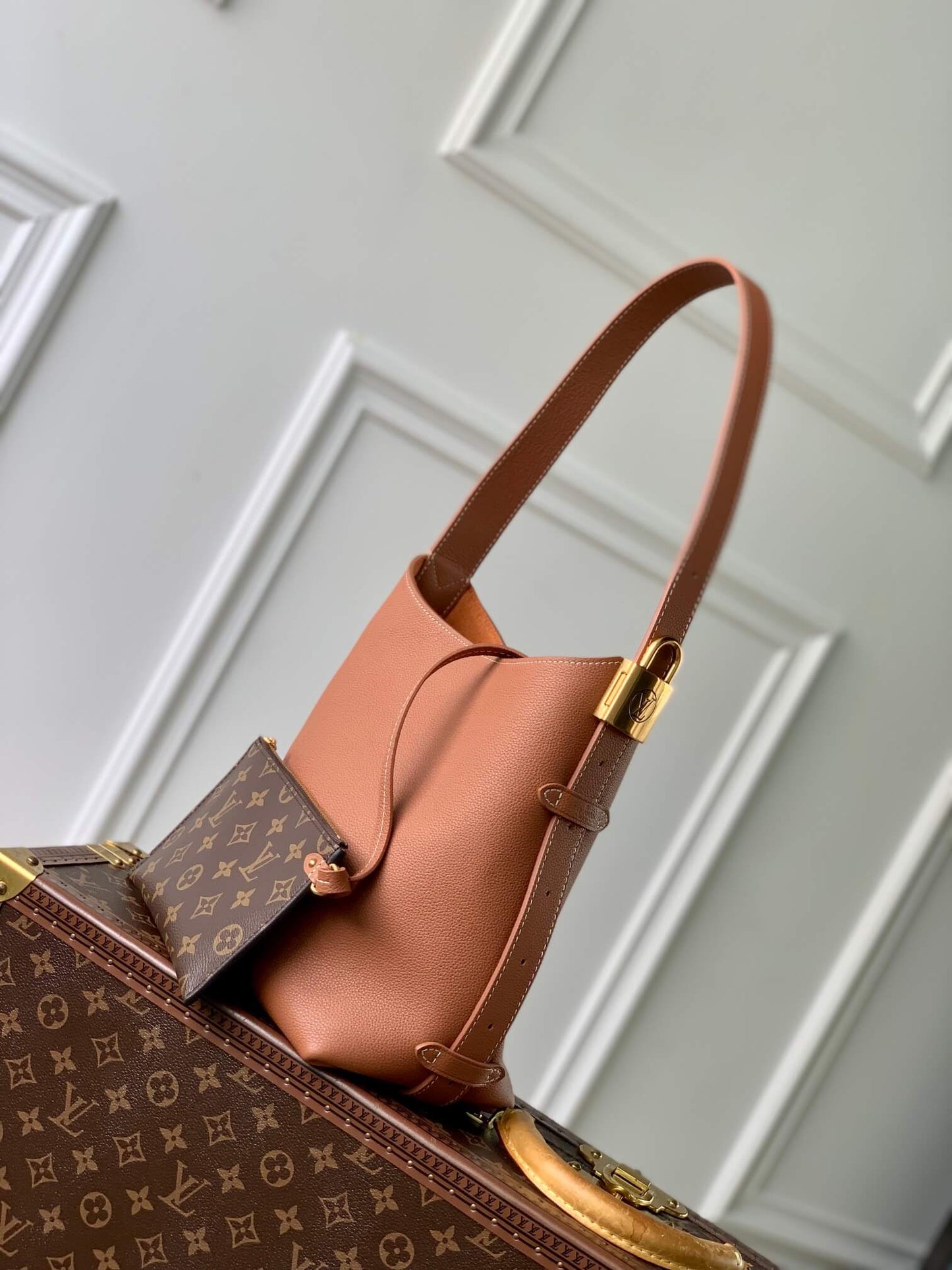 Louis Vuitton M25354 Low Key Hobo PM Brown Handbag