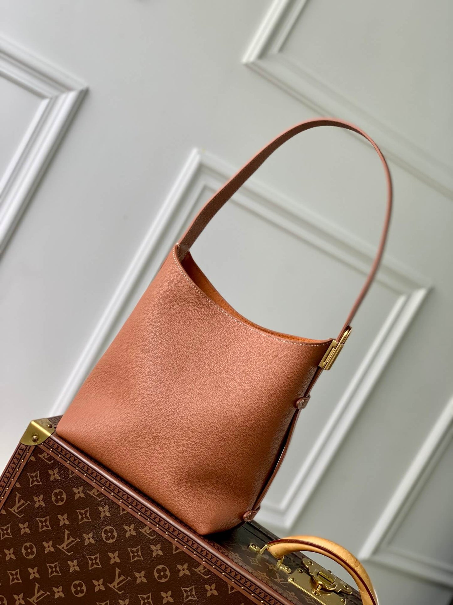 Louis Vuitton M25354 Low Key Hobo PM Brown Handbag