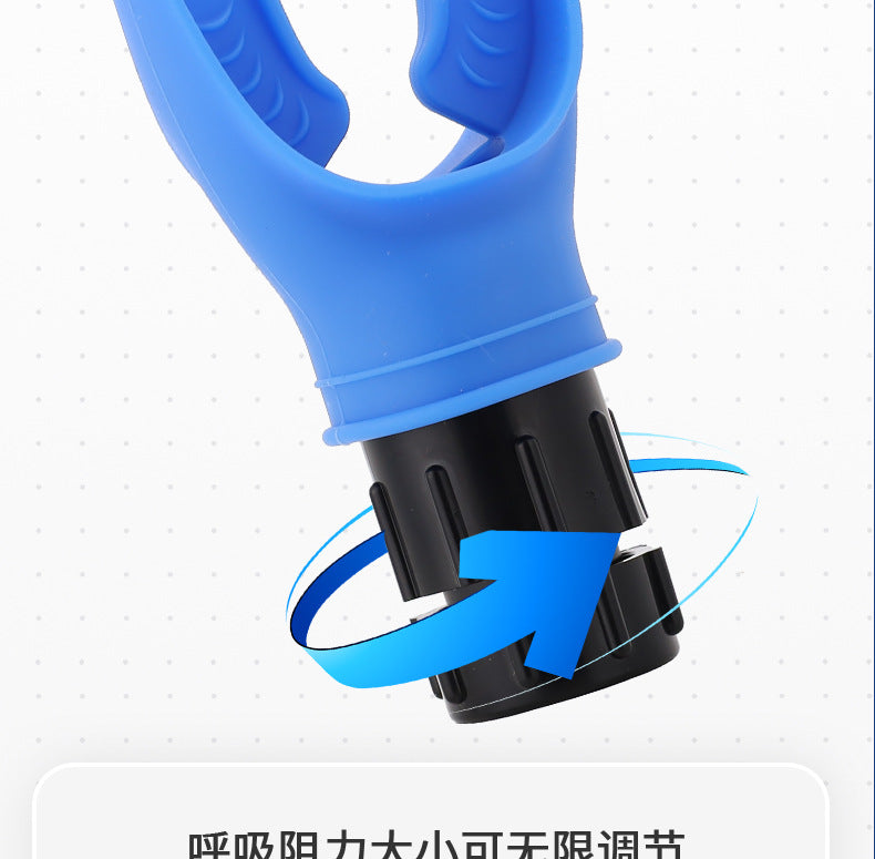 lung breathing portable muscle trainer exercise trainer with resistance adjustable tj240515