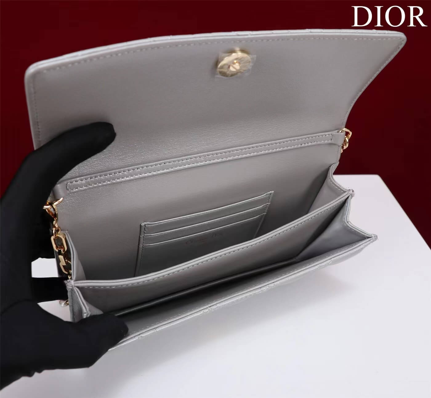 do m090 mini miss dior tas crossbody bags silver