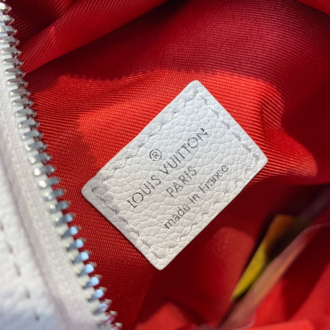 lv m20664 racer backpack damier spray virgil abloh white pink red