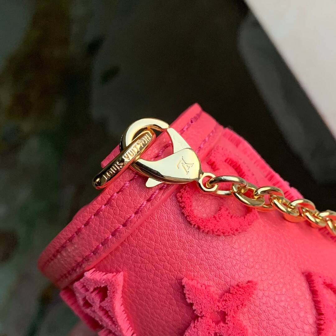 m20747 mini dauphine monogram reverse cross body bags shoulder bag rose red 20cm 25cm