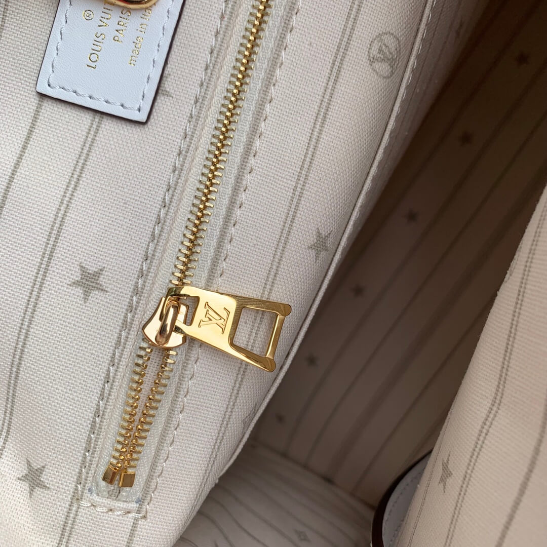 m20815 onthego tote bag embroidered and leather trim small 35 yellow green