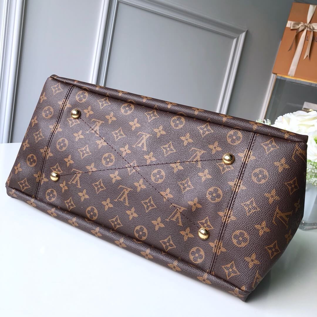 m40249 damier azur mm brown monogram subaxillary bag 46cm
