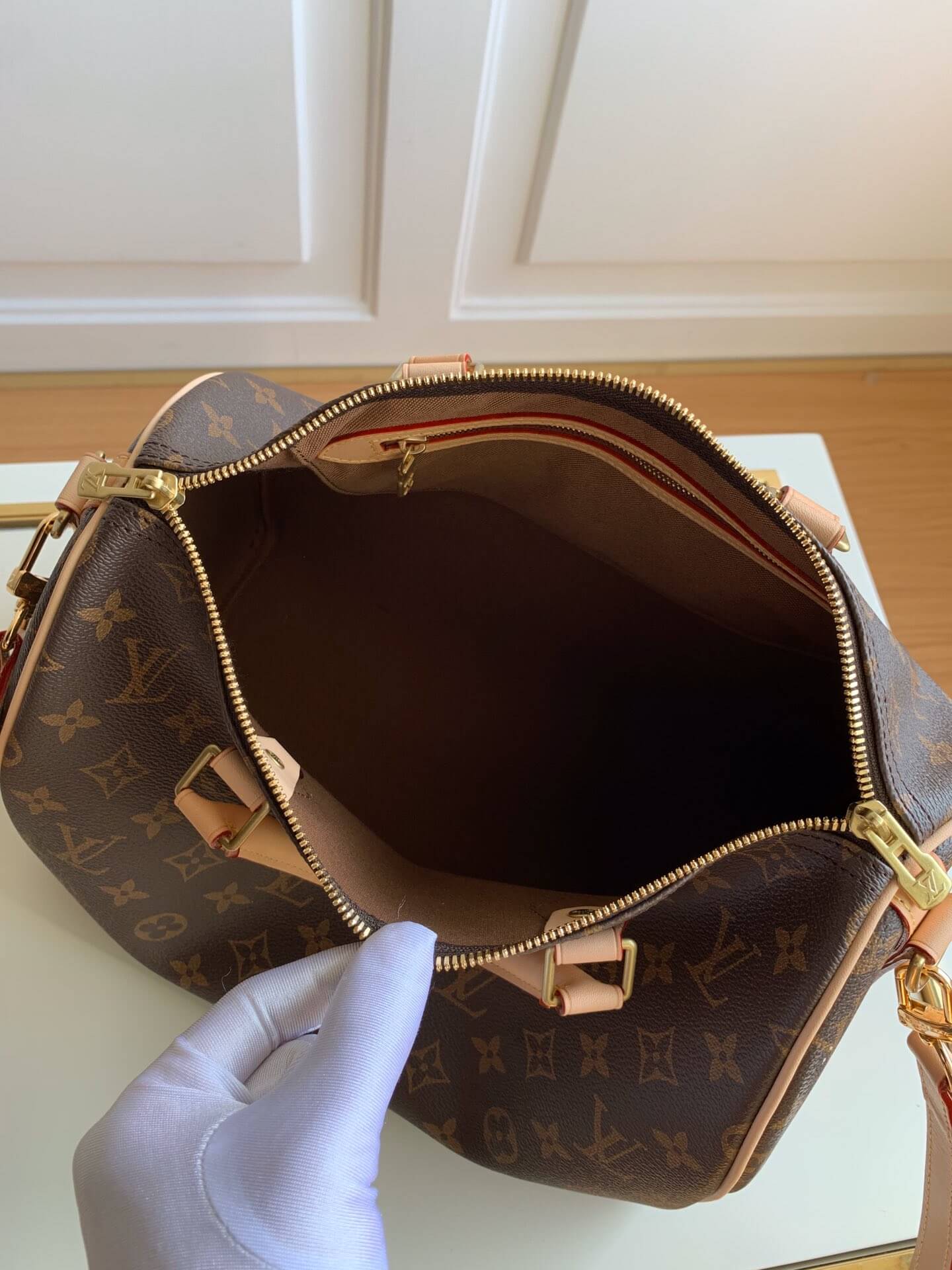 m41112 damier ebene speedy handbag shoulder bag cross body bags brown calfskin monogram