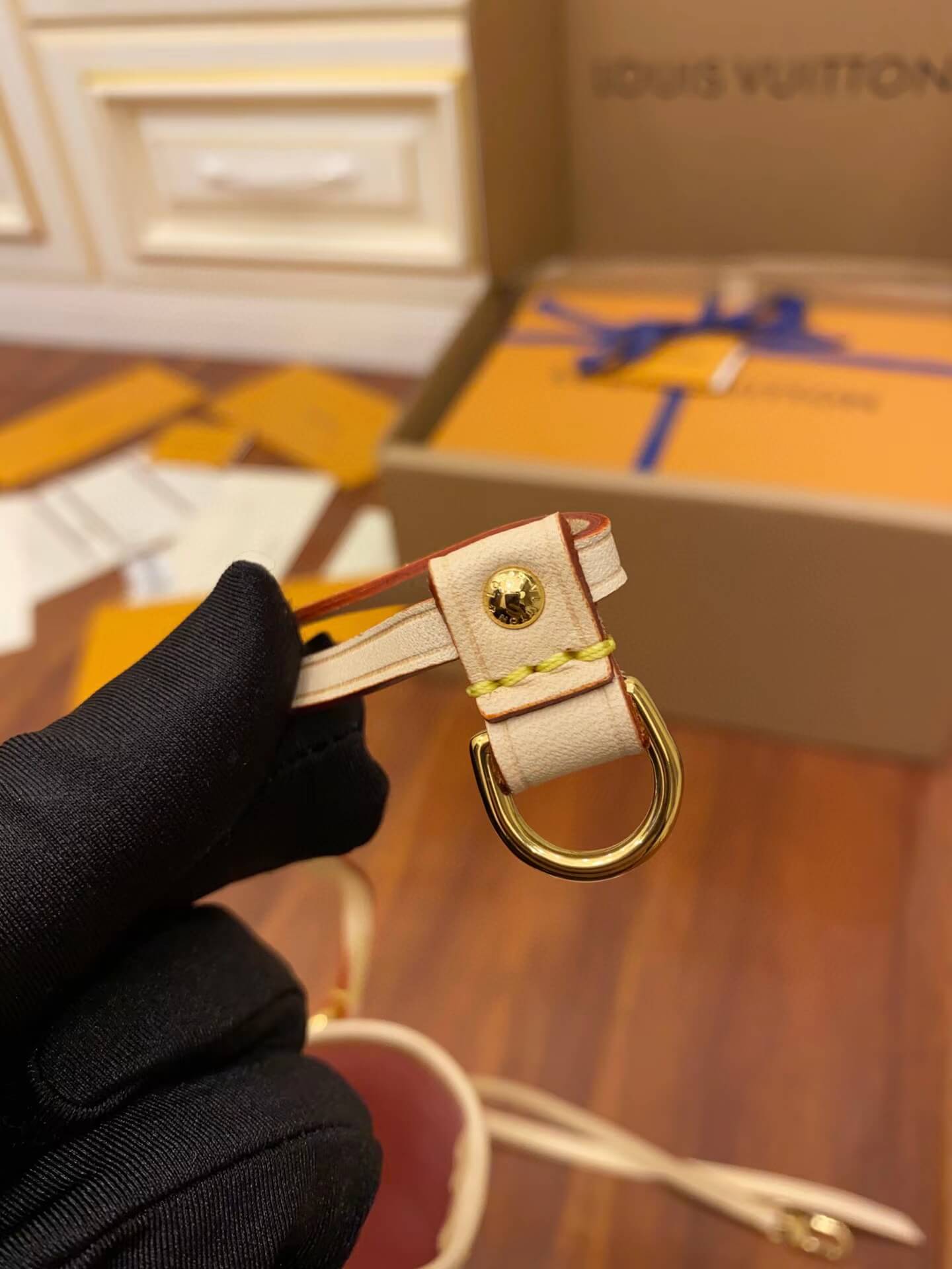 m41605 neverfull mm damier ebene white pink inside original quality