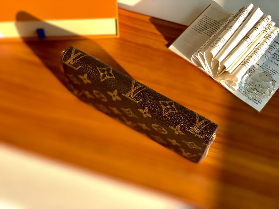 m41894 zippy wallet pink monogram clutch bag women purse free shipping