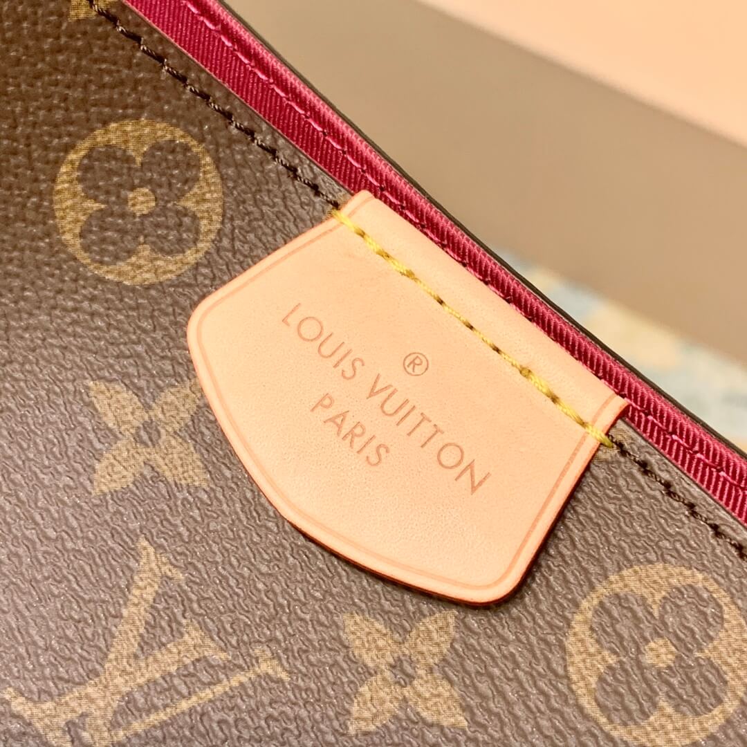 lv m43700 graceful pm small size monogram rose red