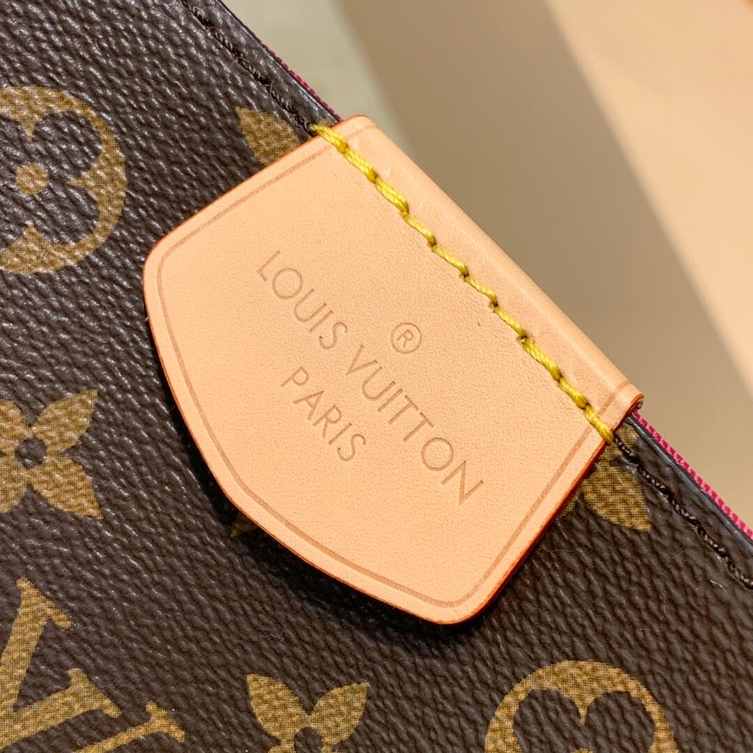 m43703 graceful mm big size monogram rose red subaxillary bag