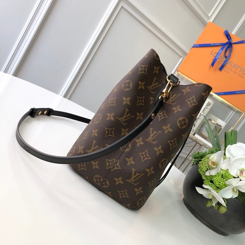 m44020 neonoe shoulder bag cross body bags black calfskin monogram