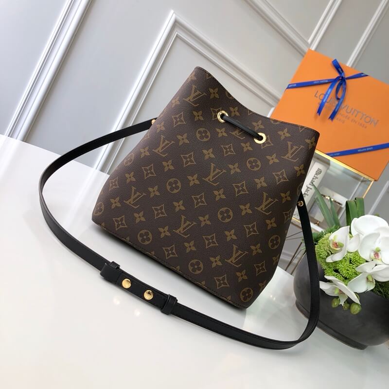 m44020 neonoe shoulder bag cross body bags black calfskin monogram