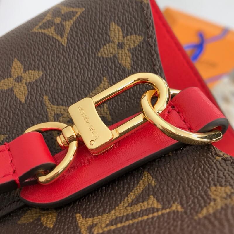 m44021 neonoe shoulder bag cross body bags red calfskin monogram