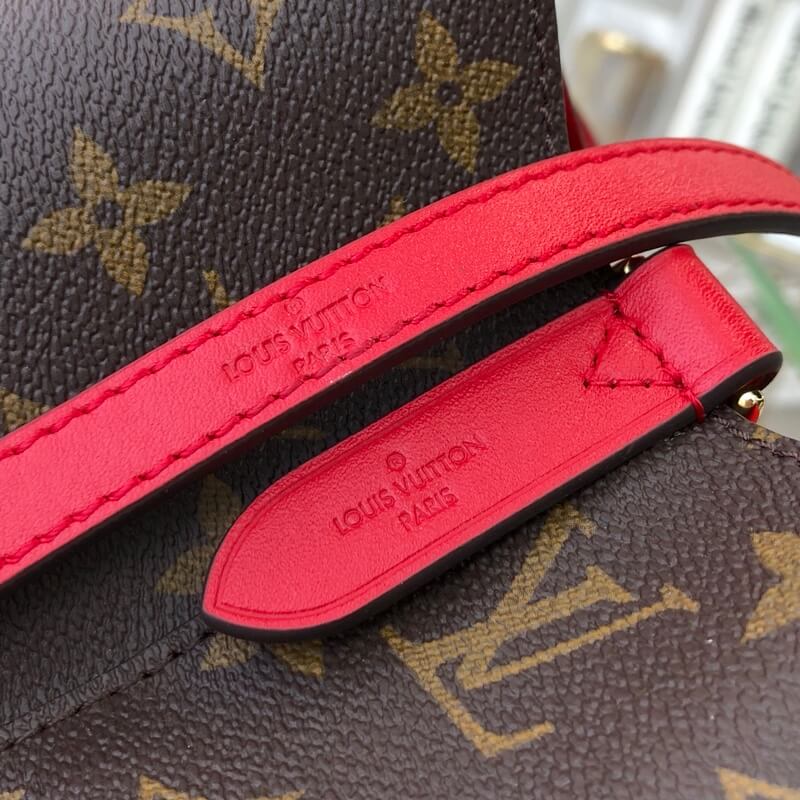 m44021 neonoe shoulder bag cross body bags red calfskin monogram