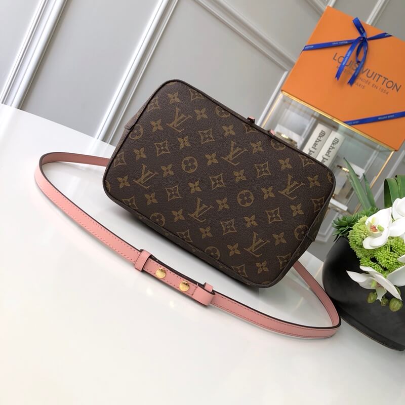 m44022 neonoe shoulder bag cross body bags pink calfskin monogram