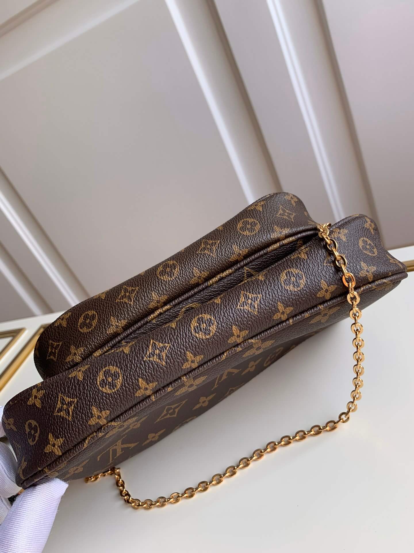 m44840 shoulder bag cross body bags yellow calfskin monogram reverse mini 19cm