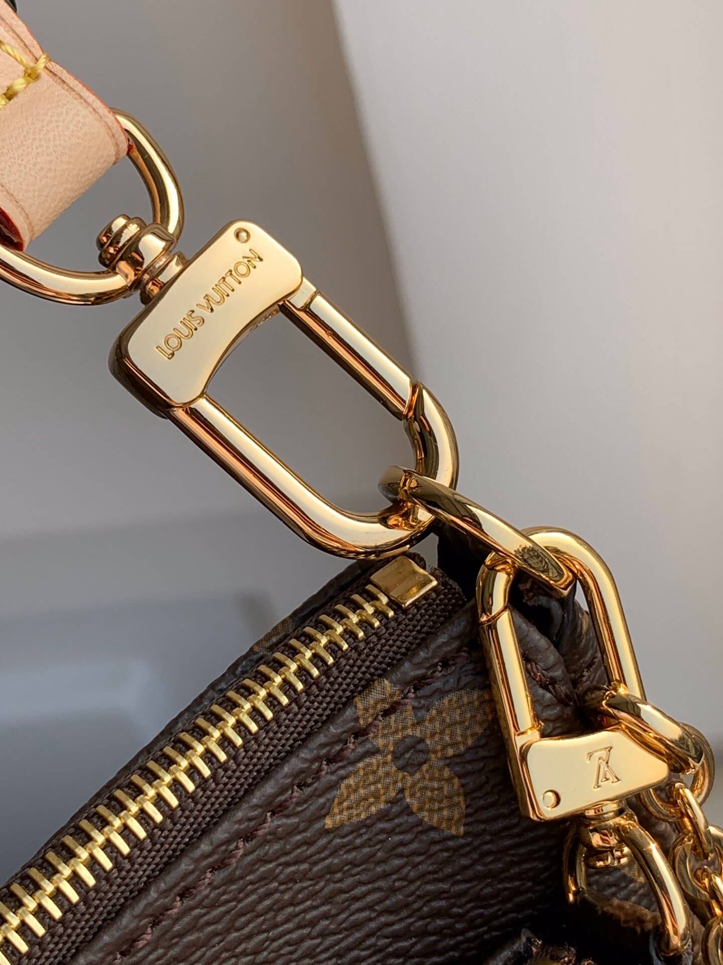 m44840 shoulder bag cross body bags yellow calfskin monogram reverse mini 19cm