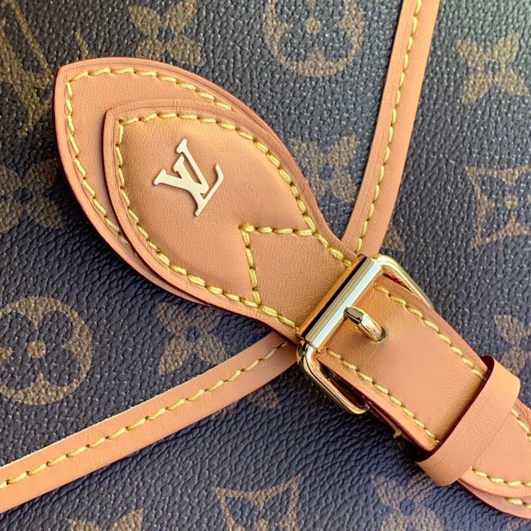 m44919 shoulder bag handbag cross body bags brown calfskin monogram