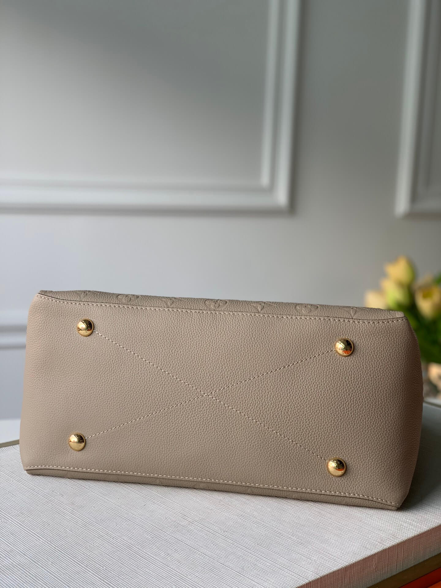 m45522 maida hobo melie coffee brown monogram subaxillary bag 30cm