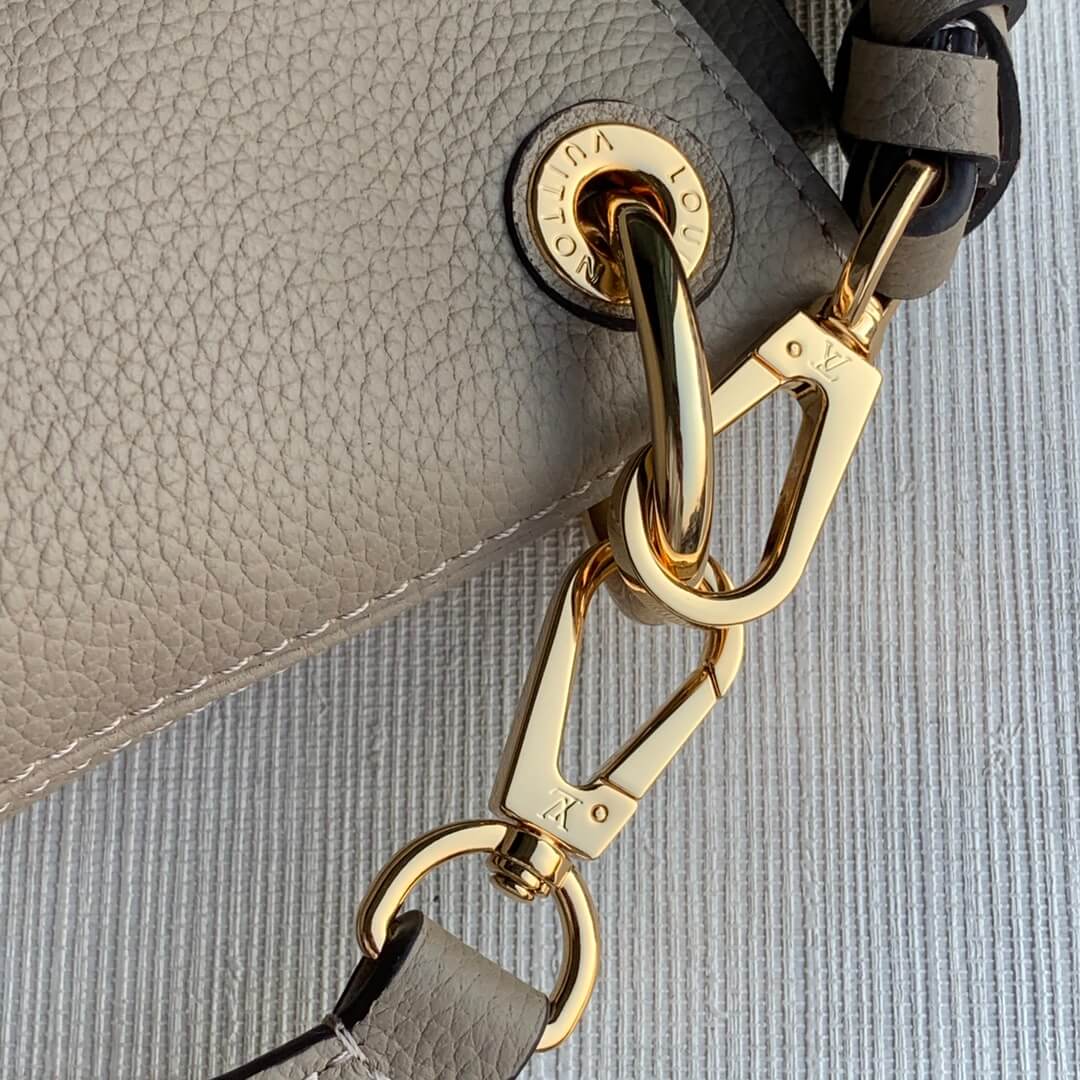 m45522 maida hobo melie coffee brown monogram subaxillary bag 30cm