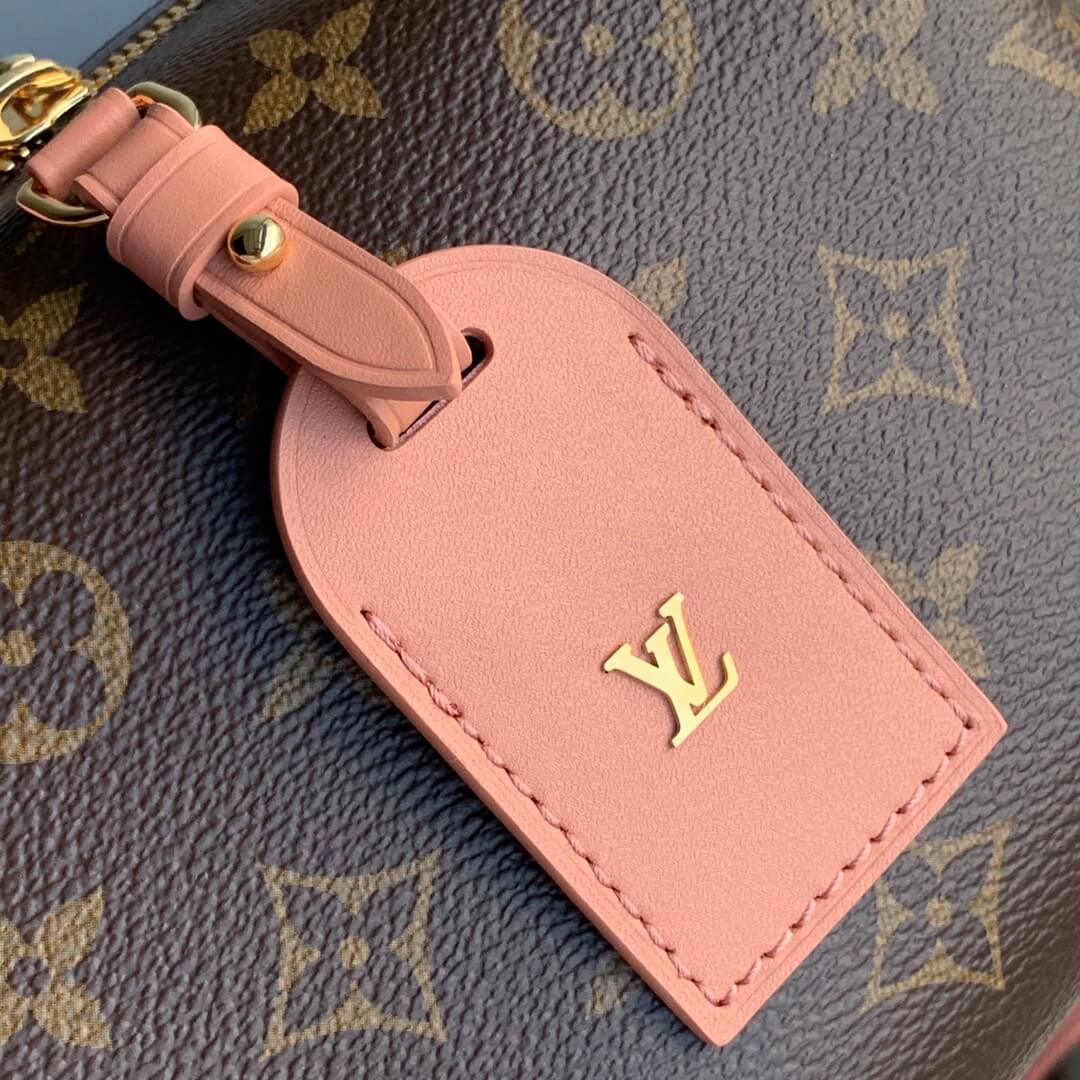 m45531 petite malle souple handbag shoulder bag cross body bags pink calfskin monogram