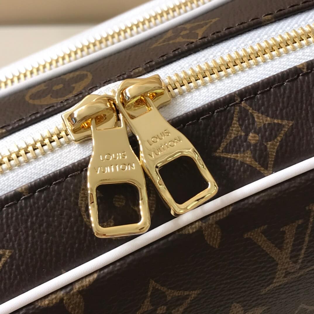 m45584 nba messenger bag shoulder bag cross body bags white calfskin monogram