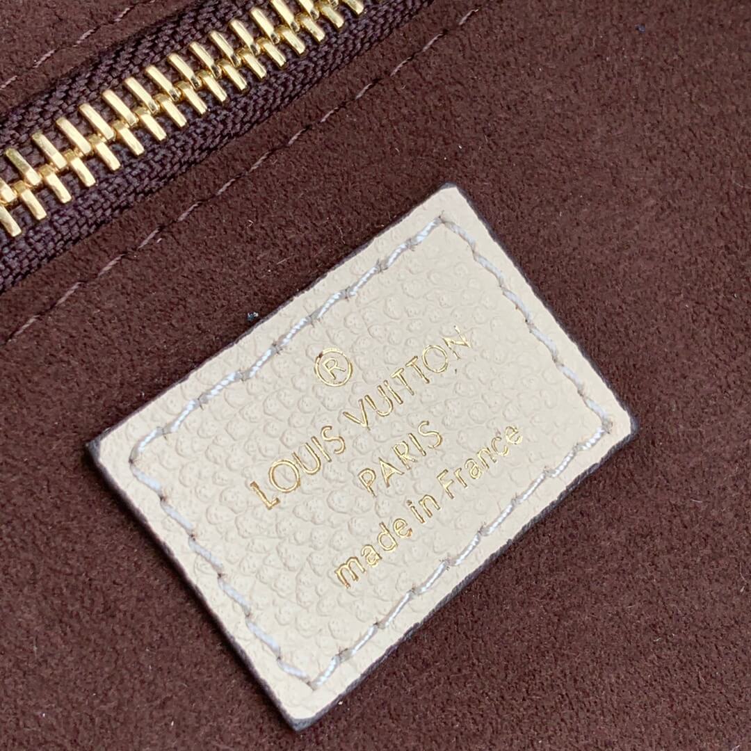 m45684 neverfull mm cream embossed monogram empreinte