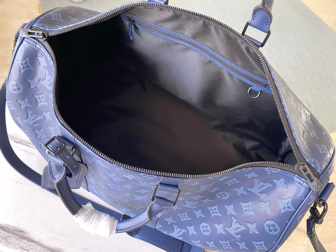 M45731 KEEPALL BANDOULIÈRE 50 Monogram Shadow blue High quality