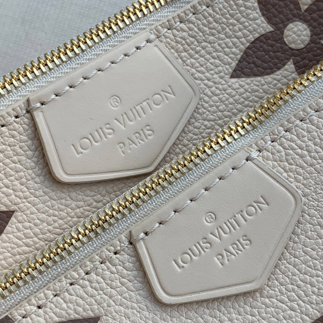 m45777 multi pochette accessoires cross body bags shoulder bag dirty white calfskin monogram