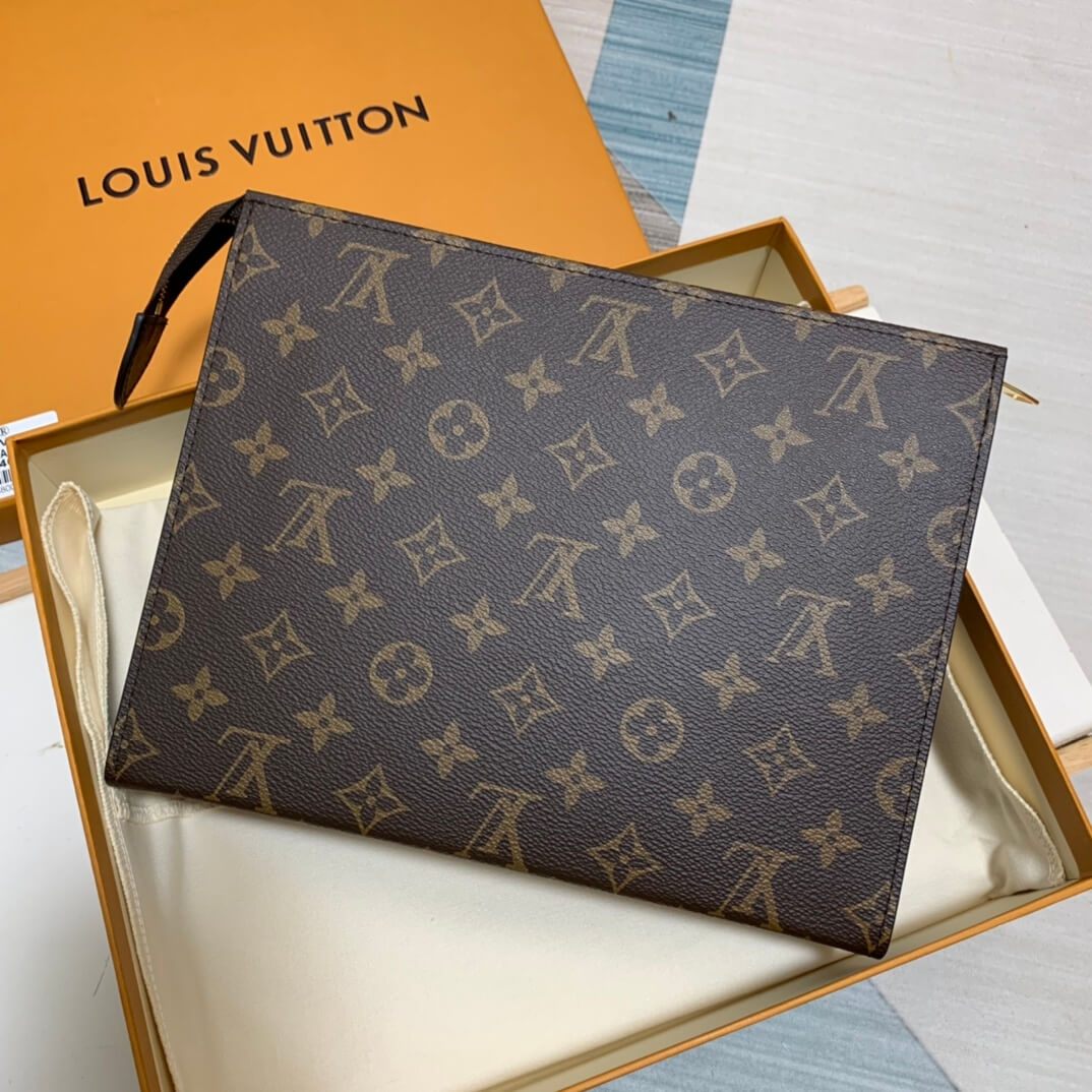 m46037 poche toilette nm mens bag 25cm monogram