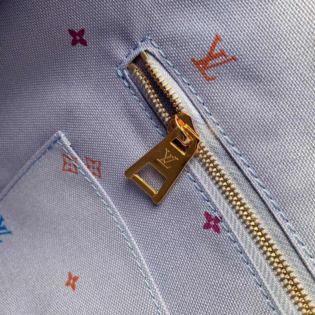 louis vuitton m46076 onthego gm bag blue