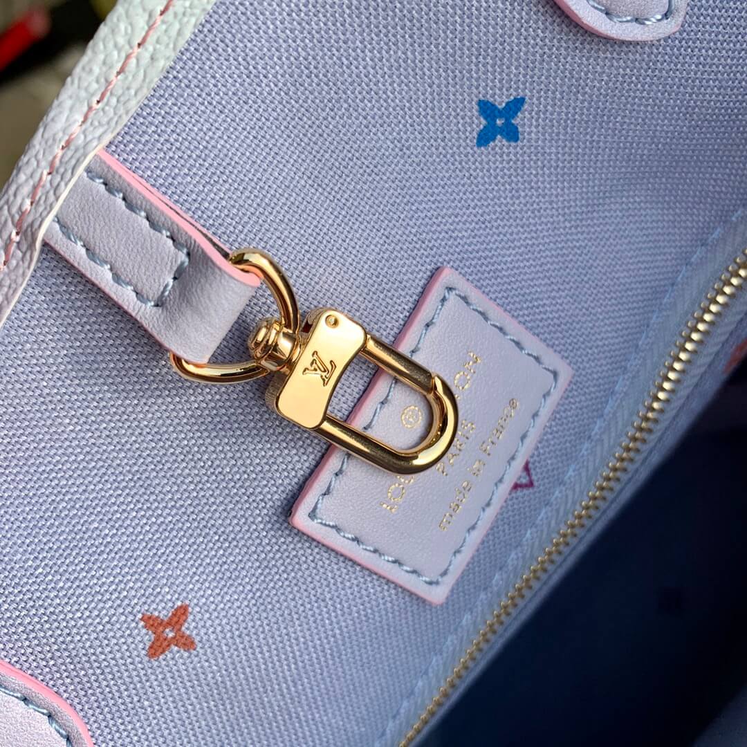 louis vuitton m46076 onthego gm bag blue