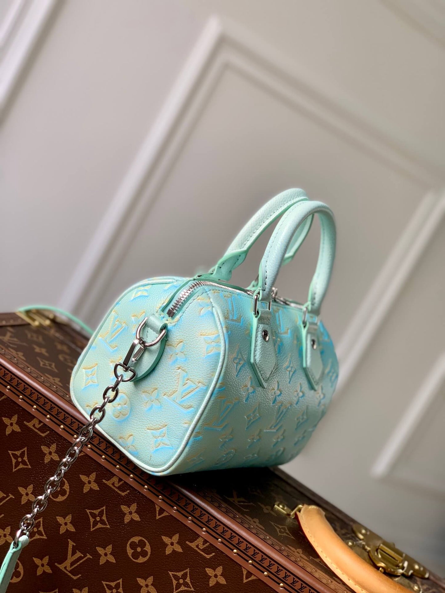 m46163 handbag shoulder bag cross body bags calfskin green