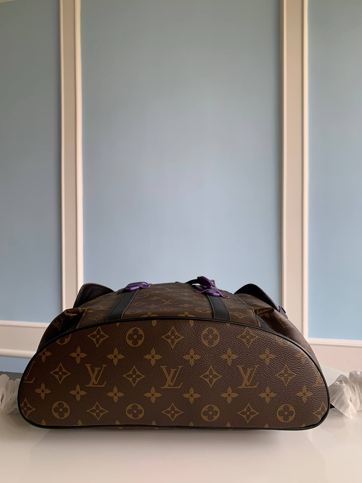 m46247 christopher pm backpack montsouris brown monogram macassar man bag