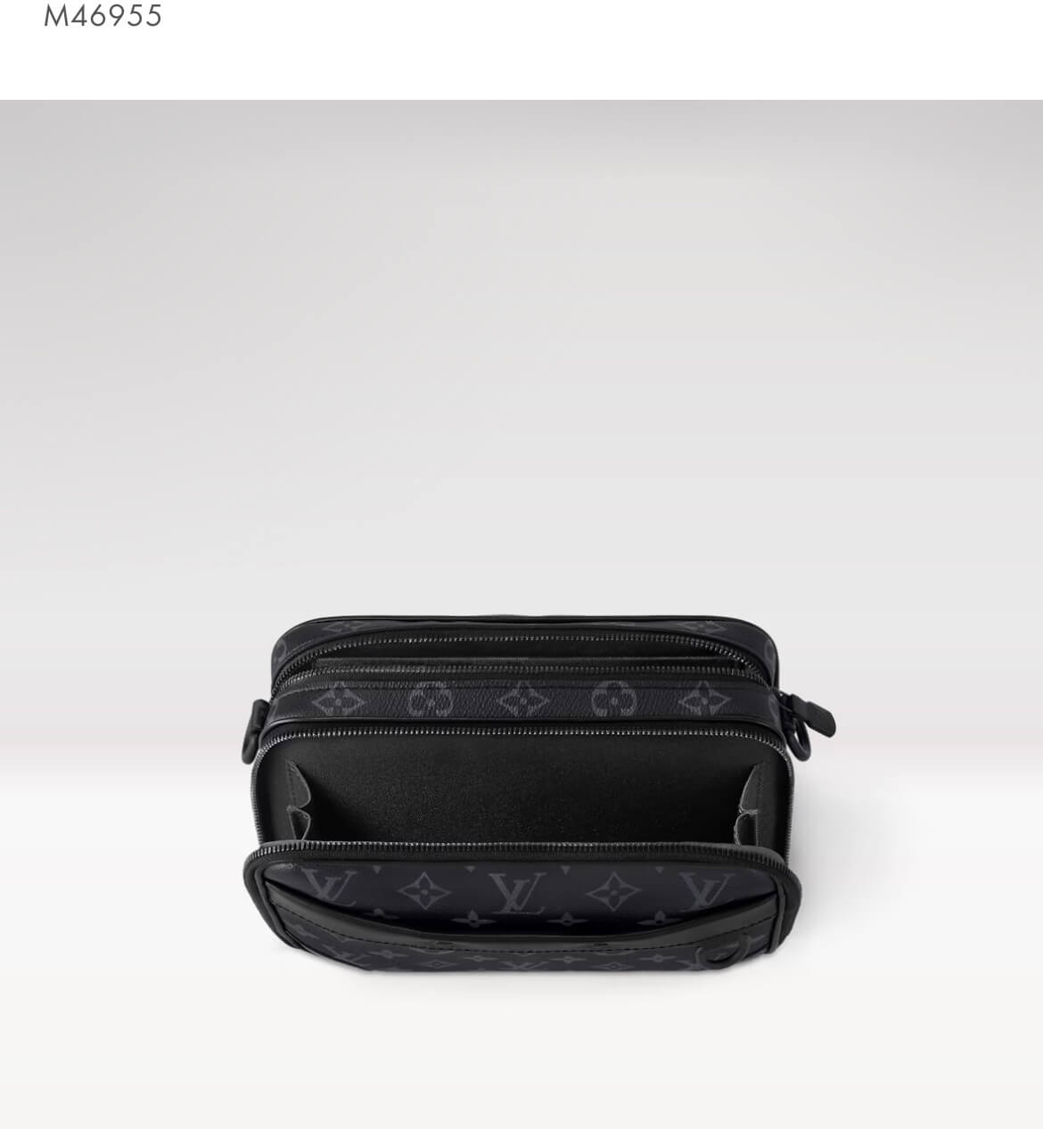 M46955 Alpha Messenger cross body bag Black